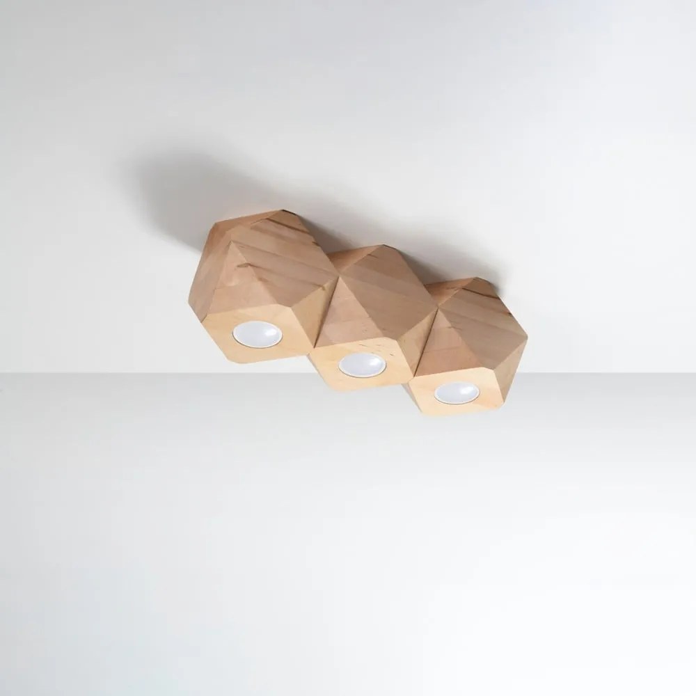 Lampa punktowa w naturalnym kolorze 12x36 cm Vige – Sollux