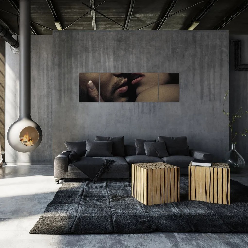 Obraz - Pocałunek (170x50 cm)