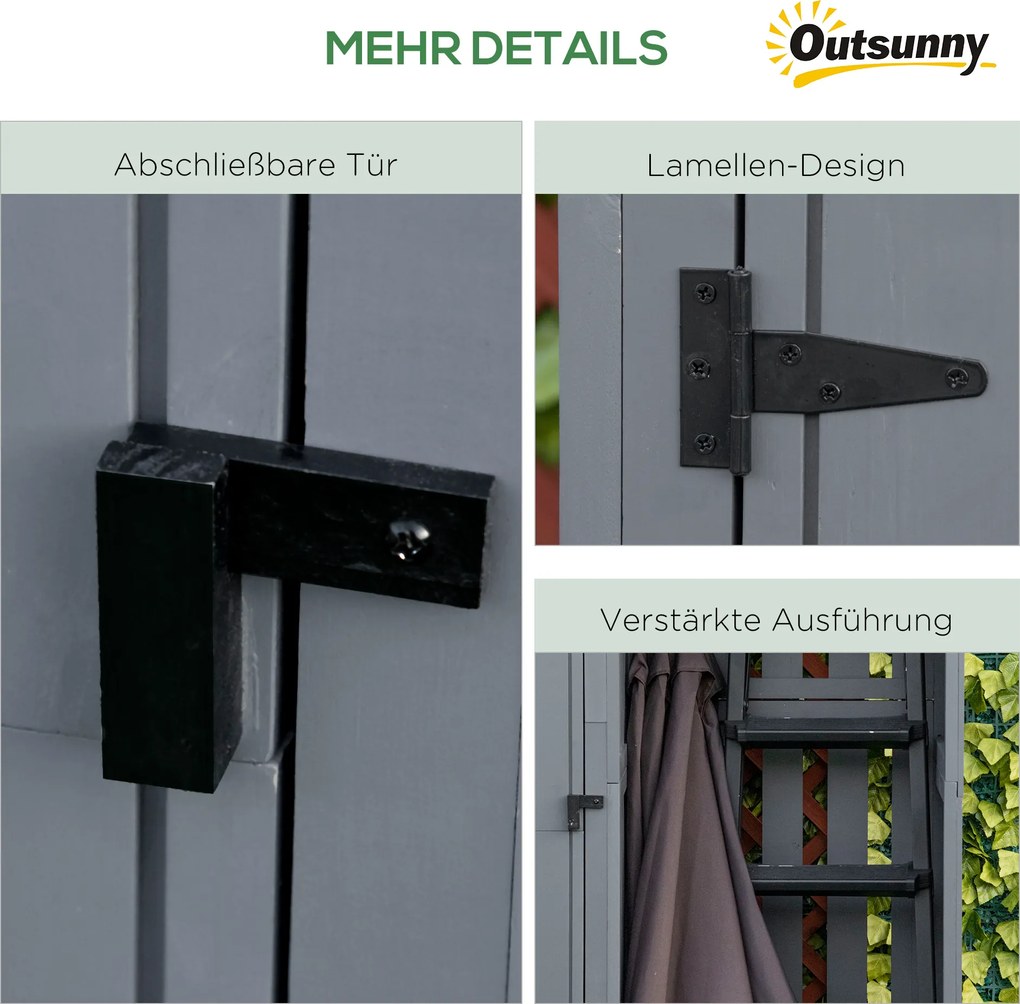 Outsunny Szafka na urządzenia z drzwiami