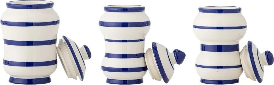 Ceramiczne pojemniki na żywność 3 szt. Maynard – Bloomingville