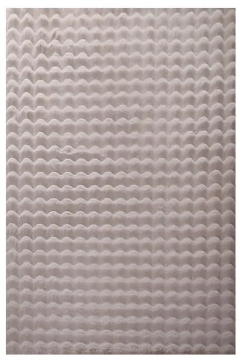 Dywan pluszowy 3D Ambiance beżowy 80 cm x 250 cm