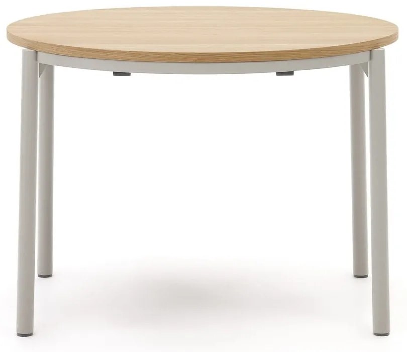 Okrągły rozkładany stół z blatem w dekorze dębu ø 90 cm Montuiri – Kave Home