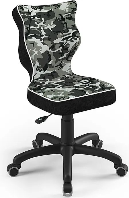 Krzesło z motywem dziecięcym Petit Black rozmiar 3 (119-142 cm)