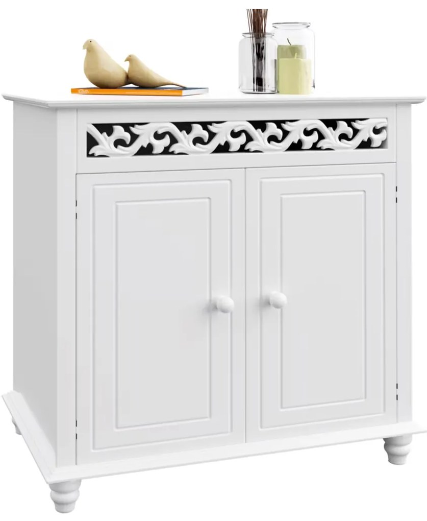 Casaria Komoda JERSEY, 76 x 65 x 35cm, biała