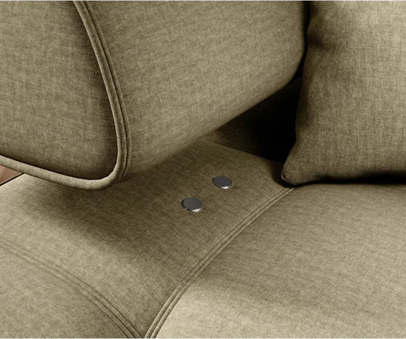 Narożnik SELEDO S układ L z funkcją elektrycznej regulacji głebokości siedziska WERSAL