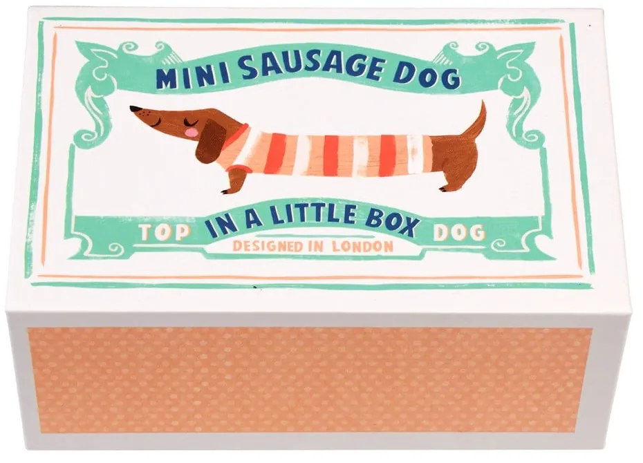 Zabawka pluszowa Mini Sausage Dog in a Little Box – Rex London