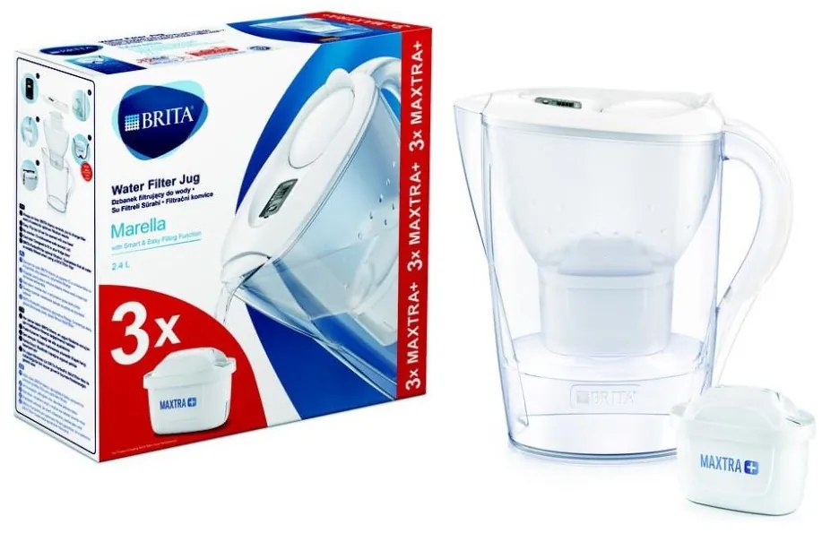 Brita - Dzbanek filtrujący Marella 2,4 l + 3 filtry