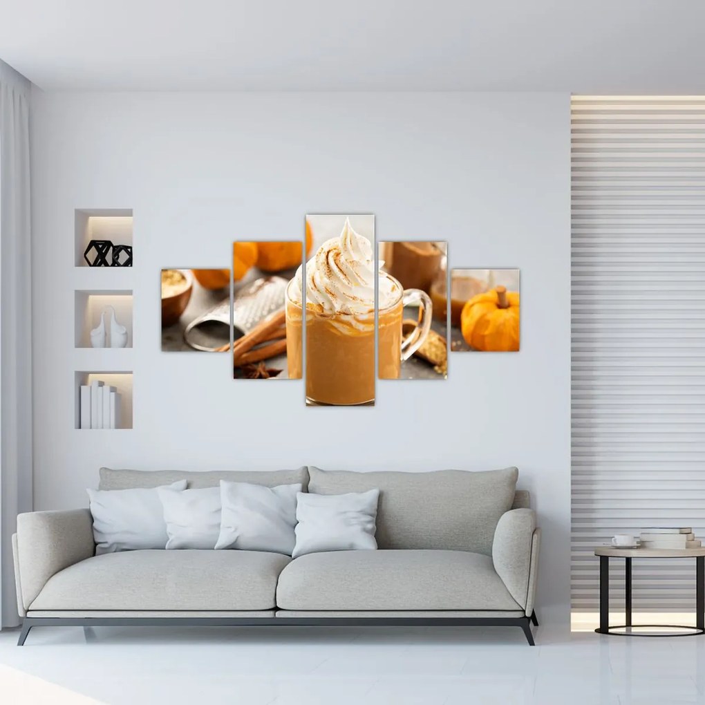 Obraz - Dyniowa latte (125x70 cm)