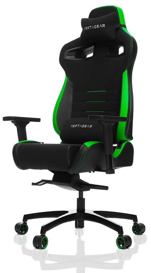 Vertagear Racing Series P-Line PL4500 HygennX Fotel Gamingowy Czarny/Zielony