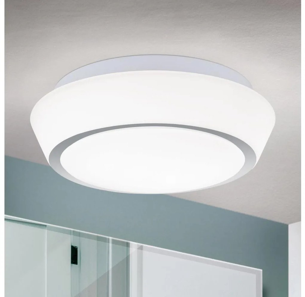 Orion - Łazienkowa lampa sufitowa TENA 2xE27/60W/230V śr. 30 cm IP44 biała