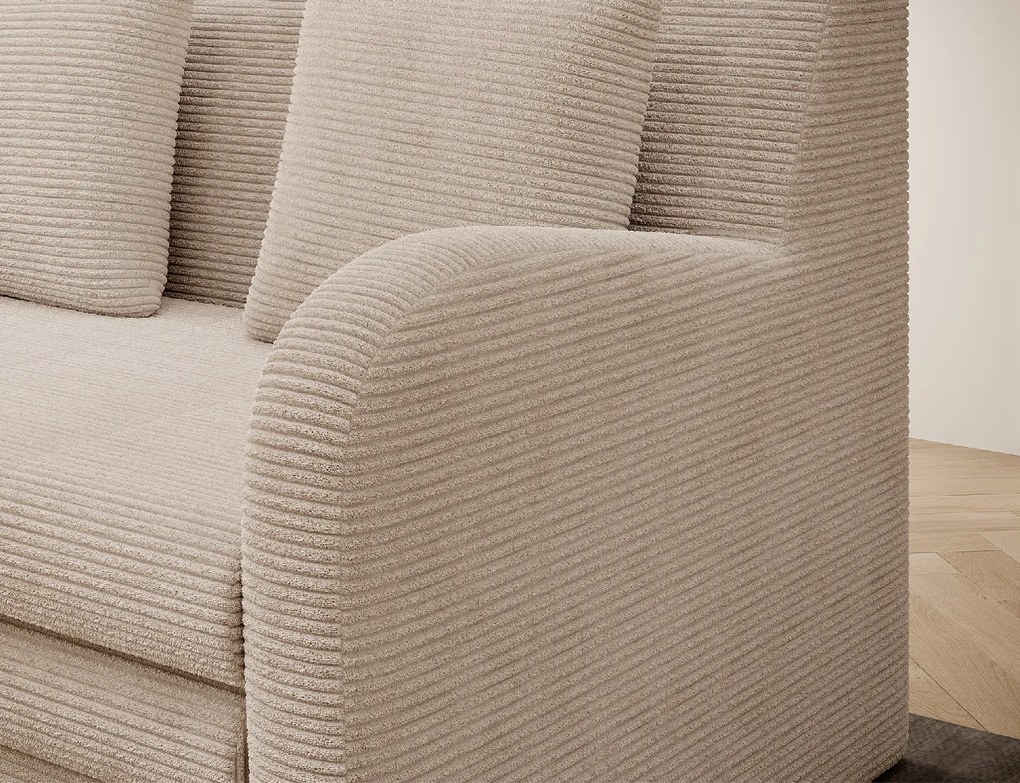 Beżowa 2-osobowa sofa ARIO JARELL, rozkładana