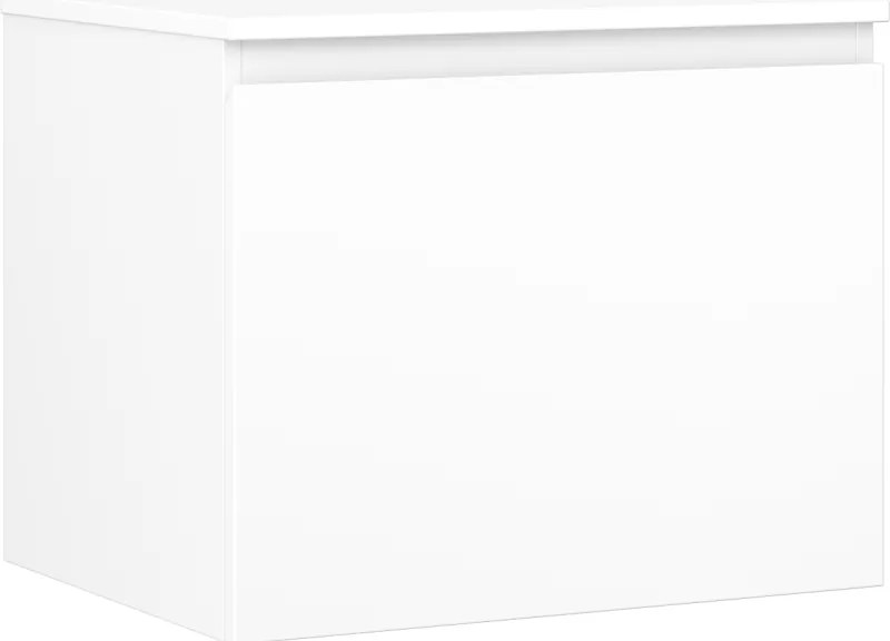 Mexen Orio szafka łazienkowa podumywalkowa 60 cm z blatem, 1 szuflada, biała mat - 91A10-06047-1-BFC01