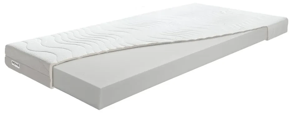 Średnio twardy piankowy materac 90x200 cm Simply Rest – BENAB