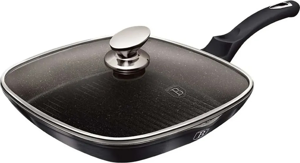 Grillowa patelnia z pokrywą na indukcję M7-C63
