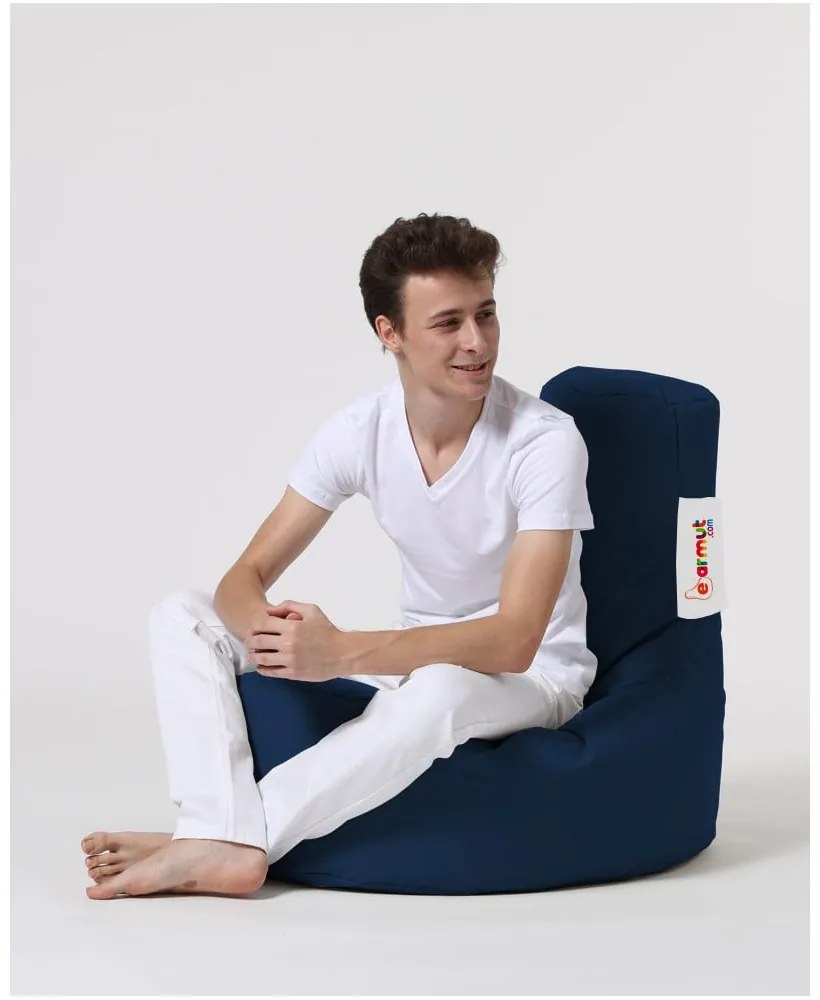 Ciemnoniebieski worek do siedzenia Lina – Floriane Garden