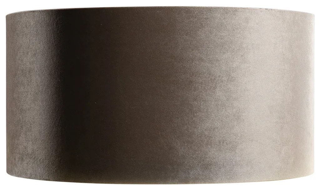 Abażur welurowy taupe 50/50/25