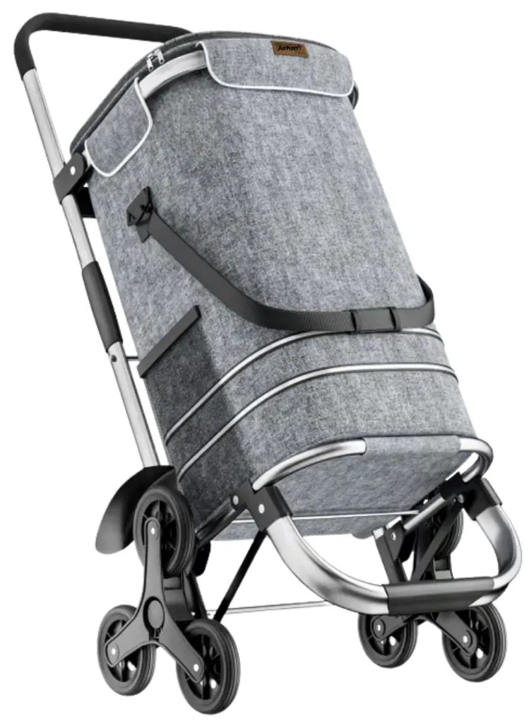 Jurhan Torba na zakupy na kółkach do schodów COMFORT, 50l, szara