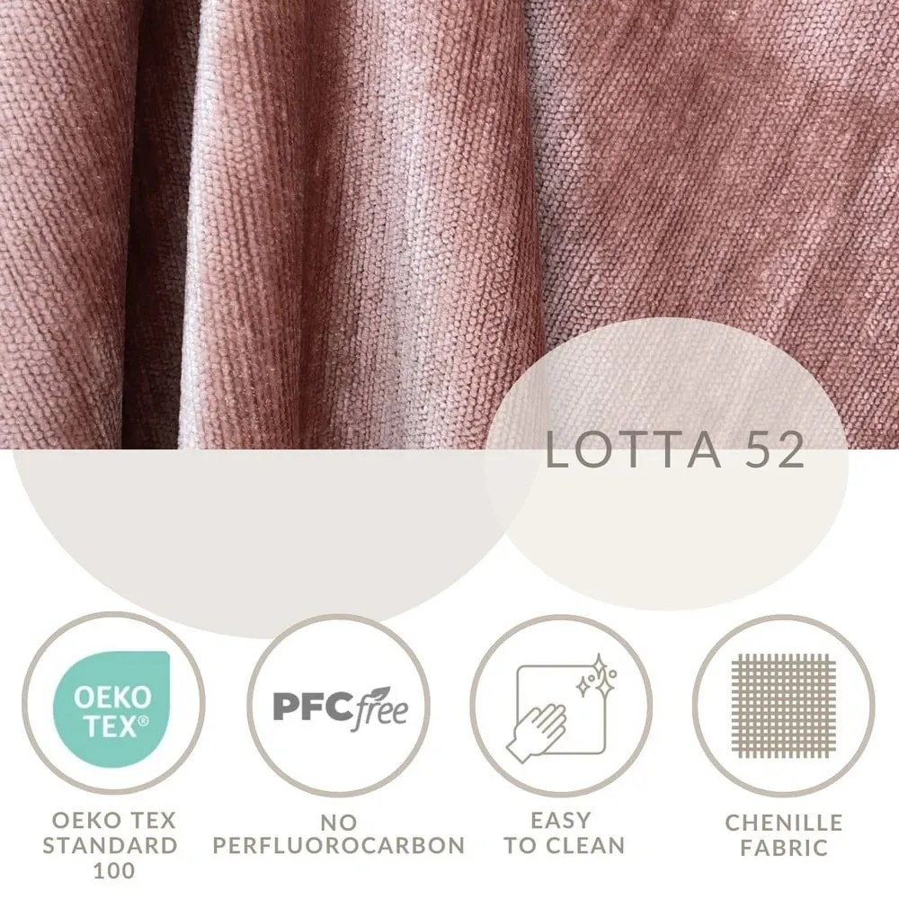 Różowe łóżko boxspring ze schowkiem 200x200 cm Passion – Maison de Rêve