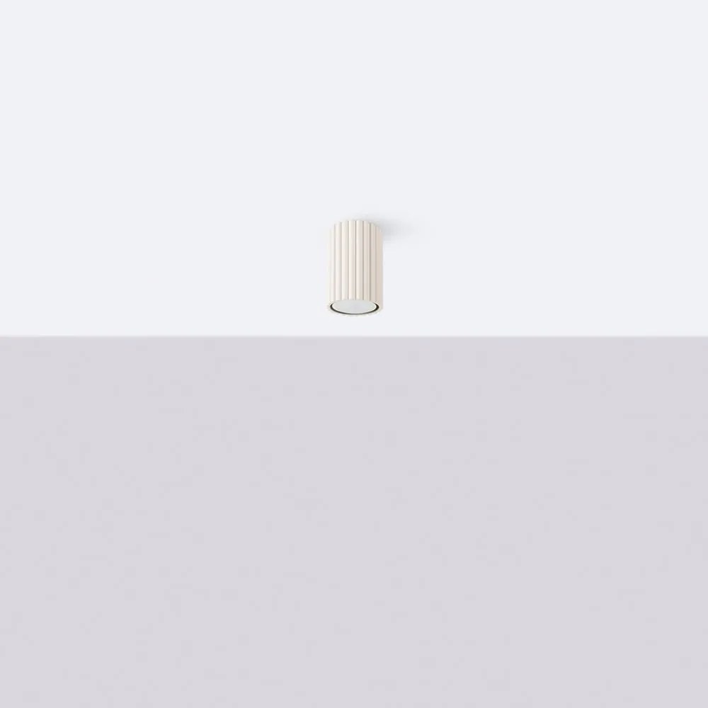 Kremowa lampa punktowa Gleam – Sollux