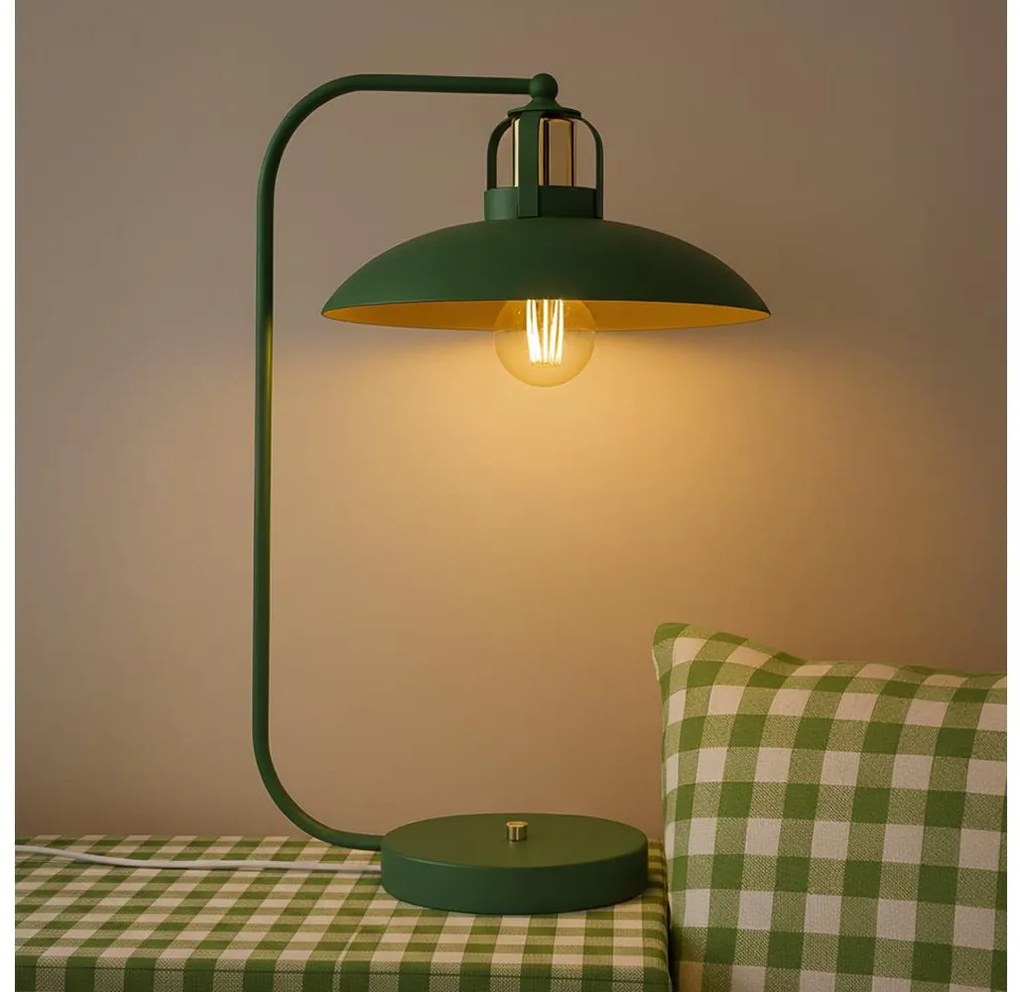 Brilagi - LED Lampa stołowa FLAMENGO 1xE27/60W/230V zielony
