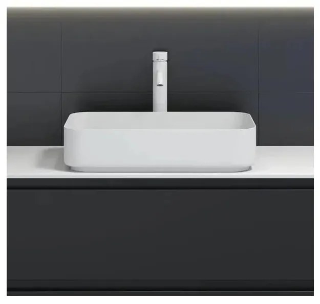 BATH DELUXE 06-052-18-01-00 - Umywalka nablatowa LJORDAL 52x34 cm stalowa/biała