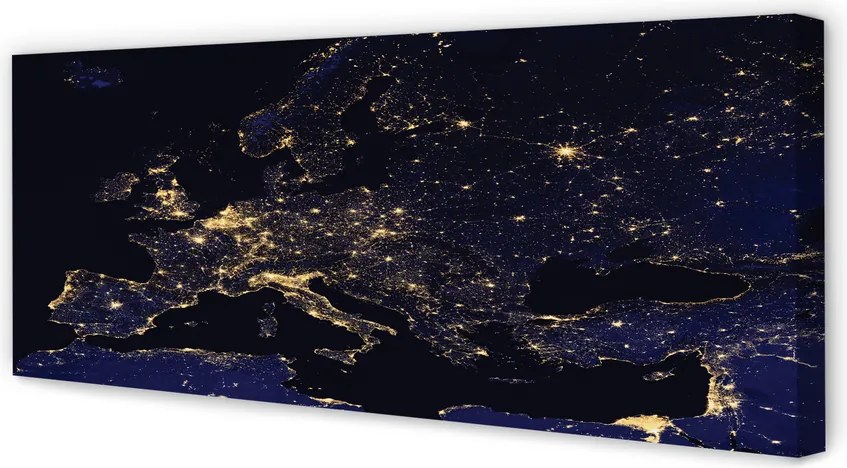 Duży obraz na płótnie Mapa Świata pod Niebem