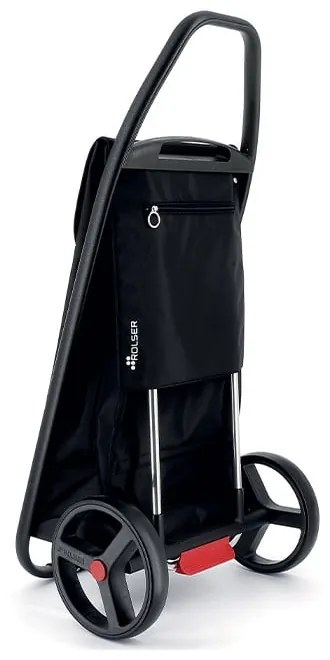 Torba na zakupy na kółkach 53 l Com Tweed Polar Black Tube – Rolser