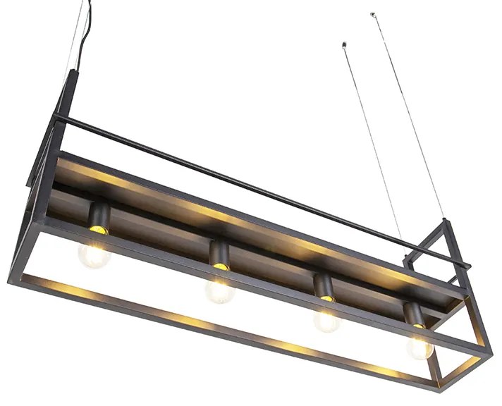 Inteligentny Plafon / Lampy sufitowe czarny z WiFi A60 - Cage Rack Nowoczesny Oswietlenie wewnetrzne