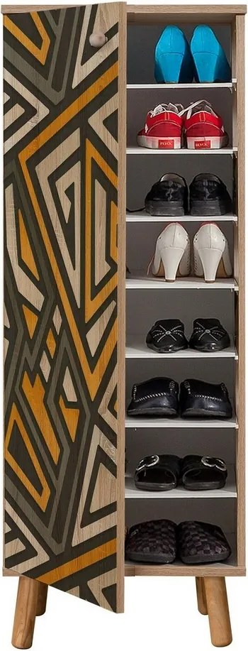 Szafka na buty Mega Sonoma Oak Triangle