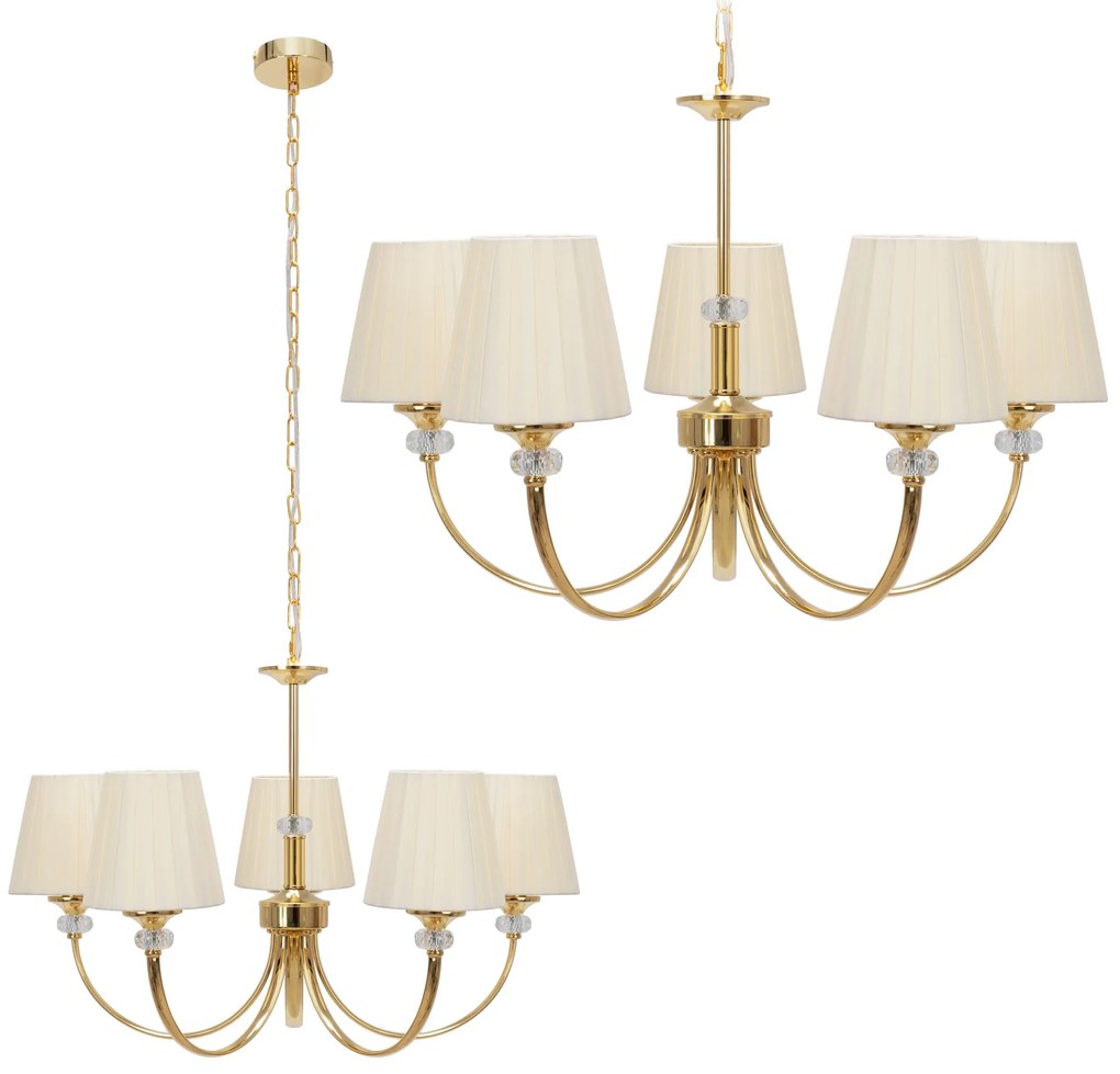 Lampa Wisząca z Kryształami APP1014-5CP