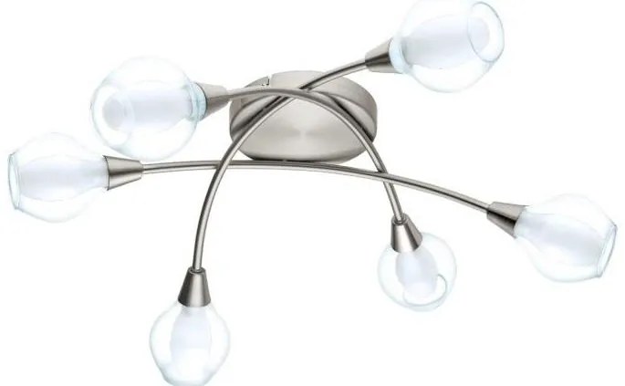 Eglo 32595 - Przysufitowy żyrandol ARNADO 6xG9/33W/230V matowy chrom