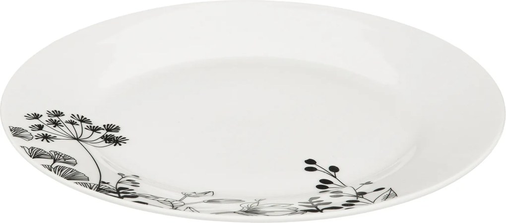 Porcelanowa zastawa dla 6 osób WHITE FLORAL, 18 elementów