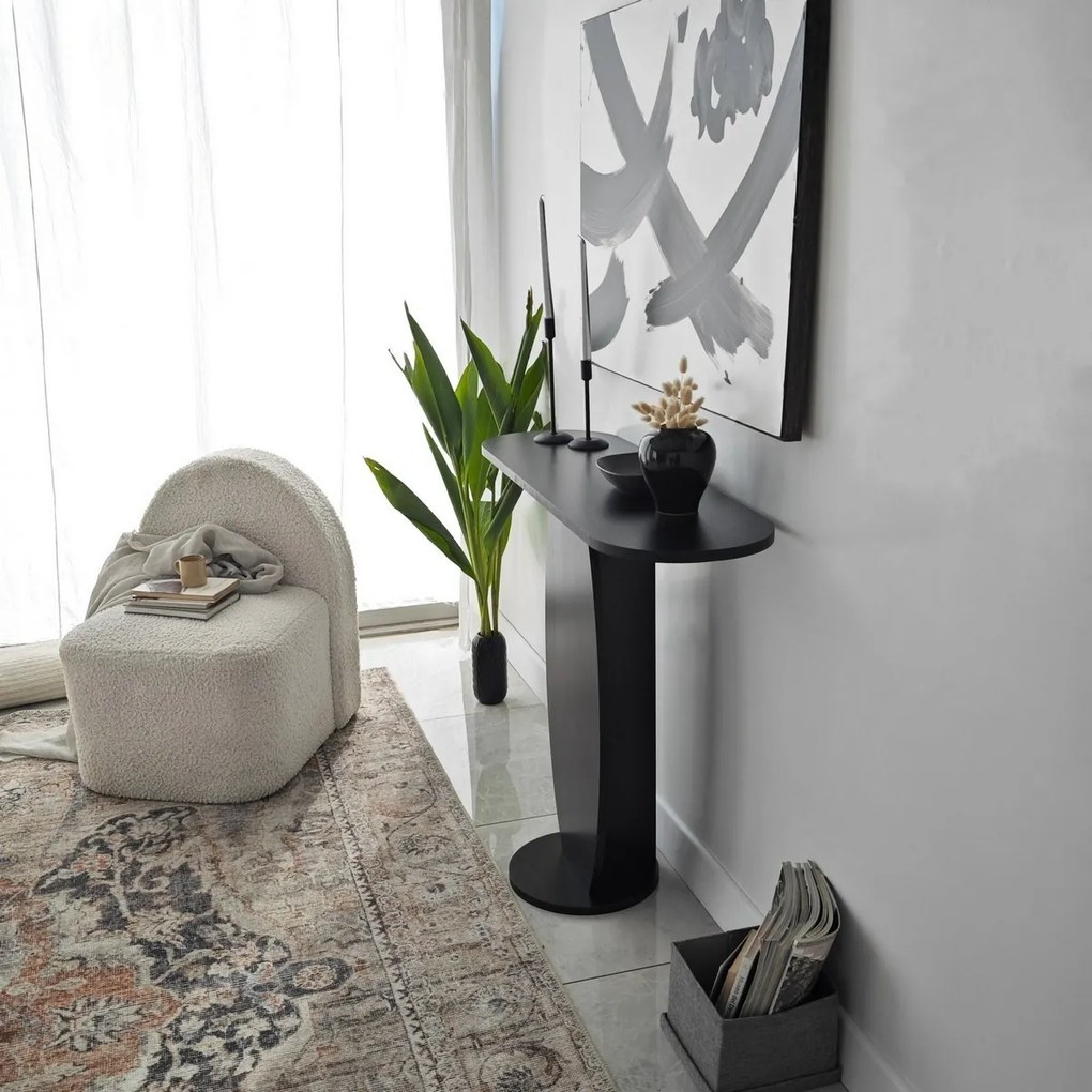 Stolik pomocniczy Ellittica Anthracite
