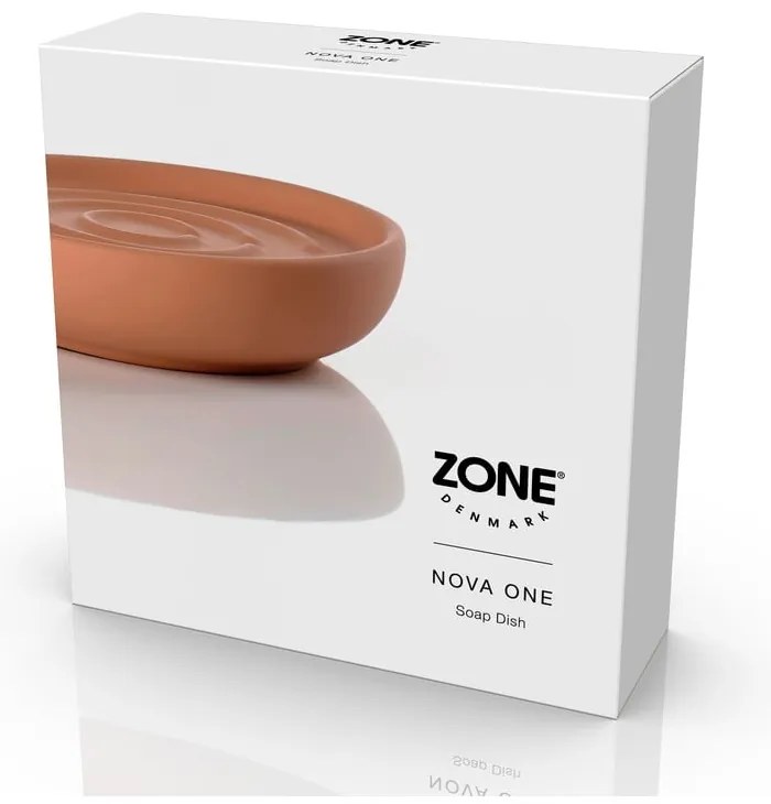 Pomarańczowa porcelanowa mydelniczka Nova One – Zone