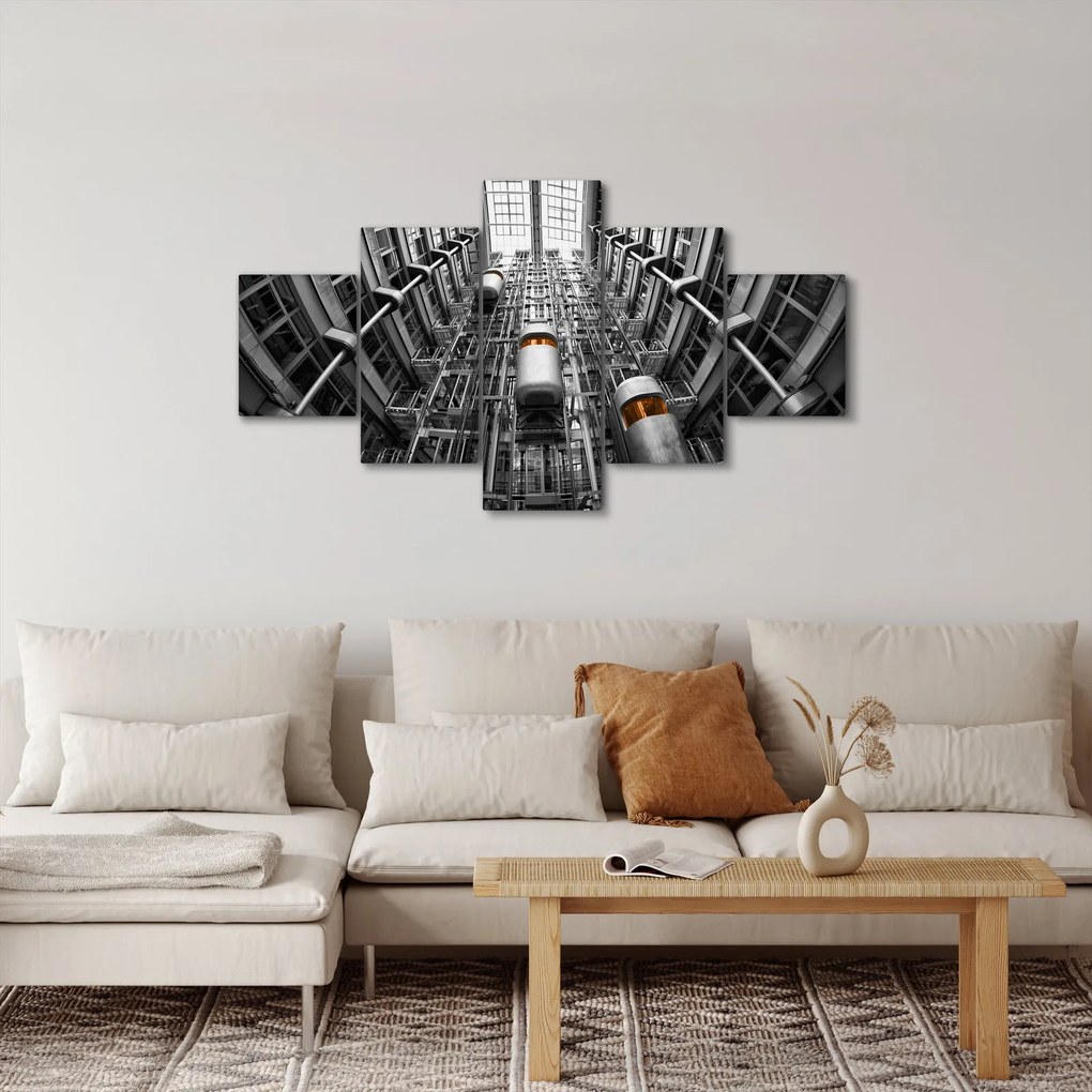 Obraz wind w budynku (125x70 cm)