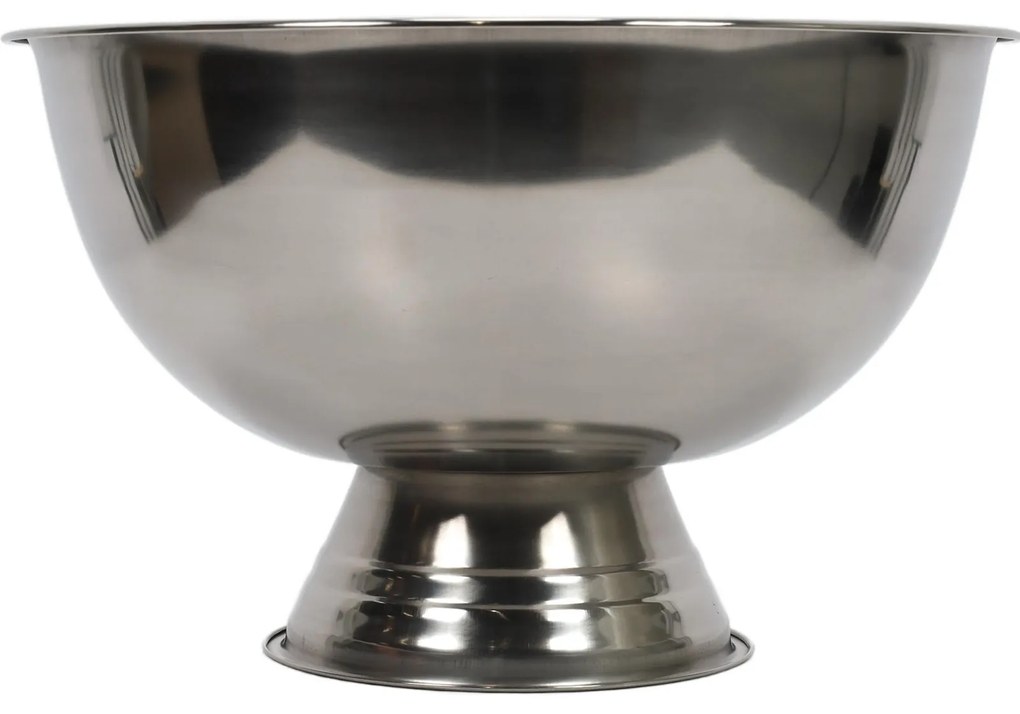 Miska ze stali nierdzewnej - na owoce, poncz - 38 cm, matowa