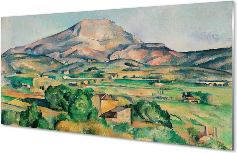 Szklany Panel Góra Świętej Wiktorii - Cézanne