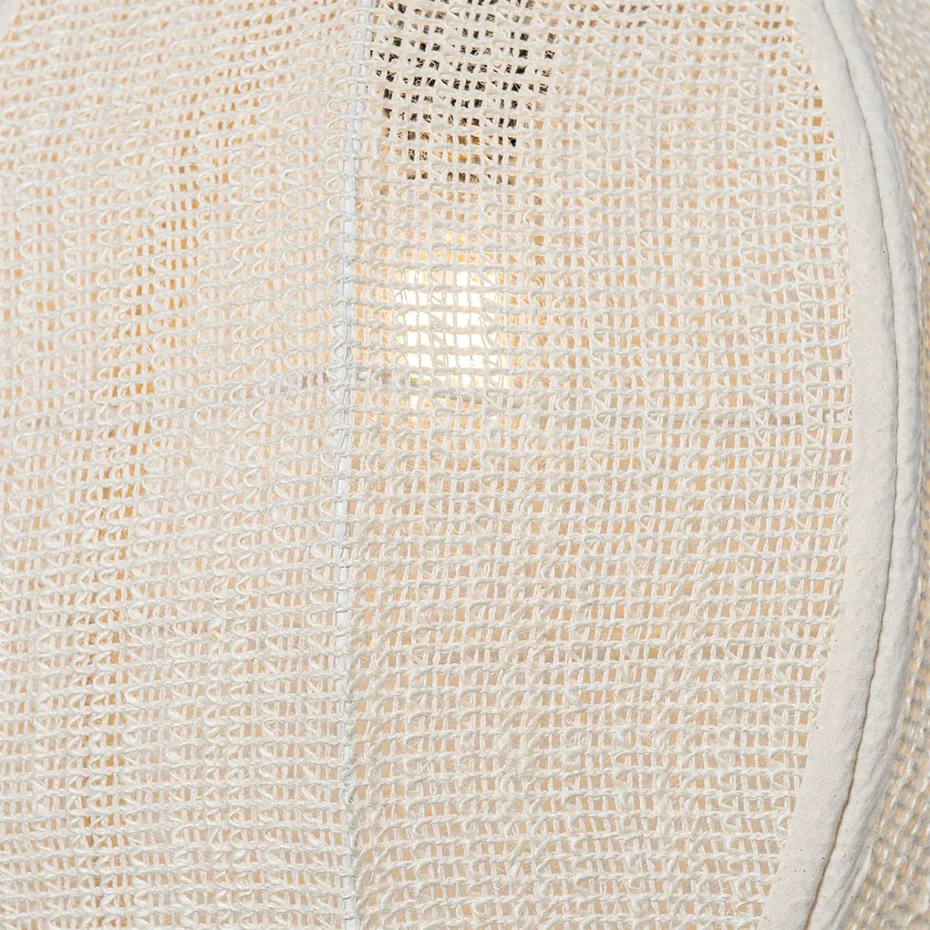 Orientalna lampa wisząca naturalna 35 cm - Rob