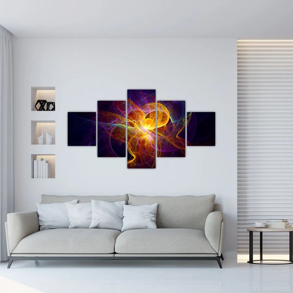 Abstrakcyjny obraz (125x70 cm)