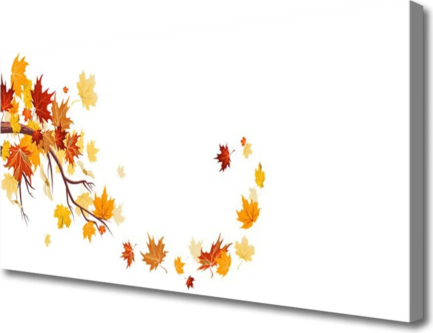 Zdjęcie na płótnie Złote Liście w Stylu Art Deco