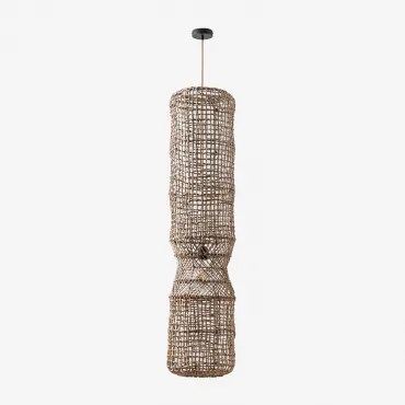 Lampa Sufitowa Aleida Miel - Czarna & ↑130 Cm Aleida - Sklum