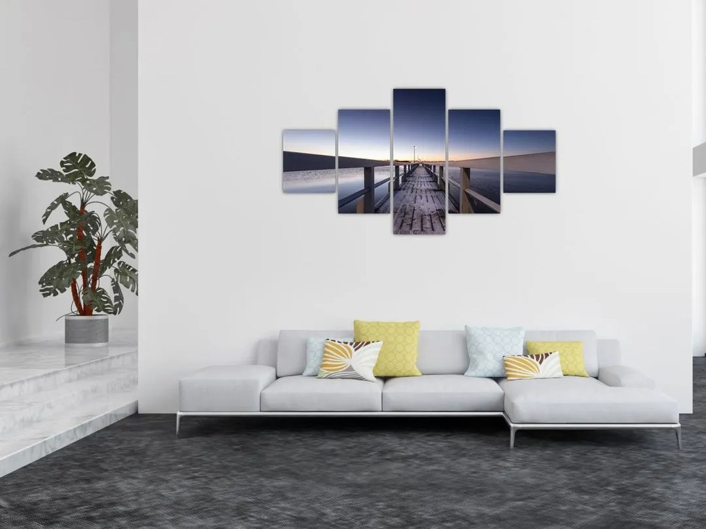 Obraz - Na molo (125x70 cm)