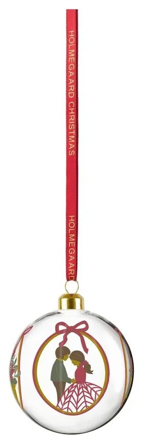 Szklana ręcznie dmuchana bombka ø 8 cm Annual Christmas Bauble 2025 – Holmegaard