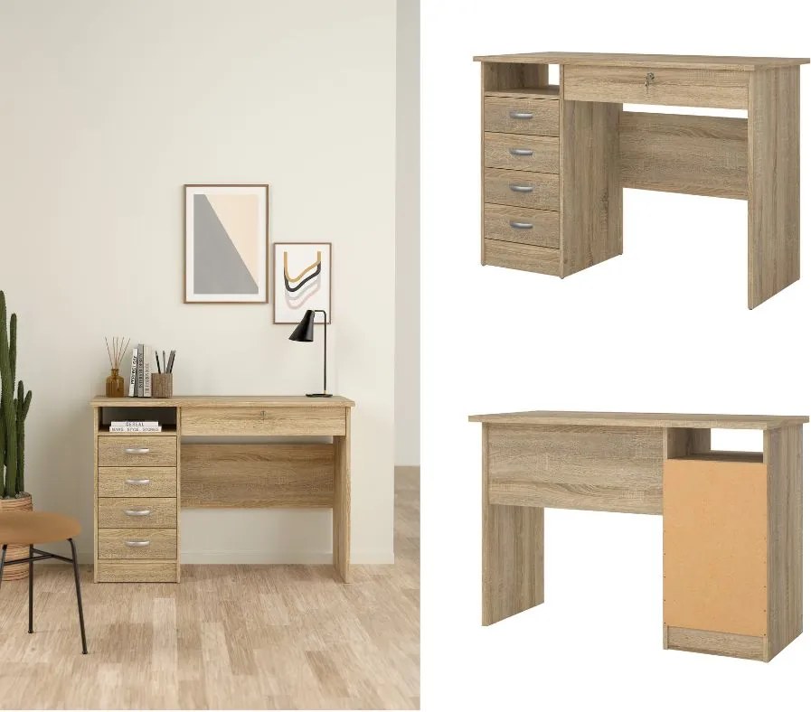 Biurko Function 5S dąb sonoma