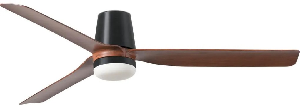 FARO 33831WT-1TW-LED Ściemnialny wentylator PUNT TUB M 18W/230V brązowy/czarny śr.132 cm WT + pilot