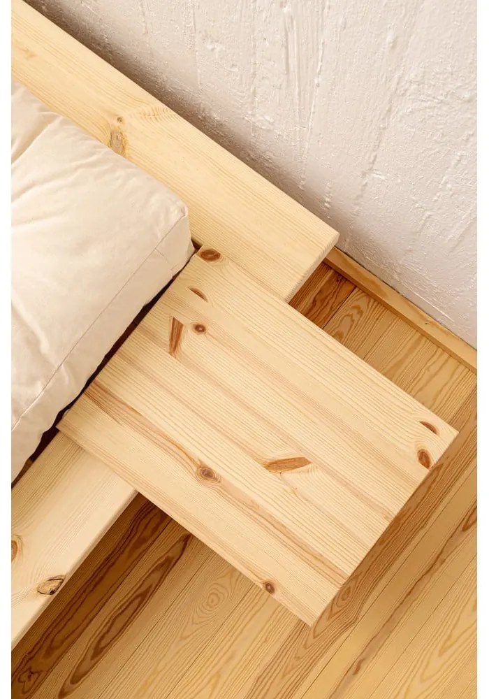 Brązowa szafka nocna z litego drewna sosnowego Japan – Karup Design