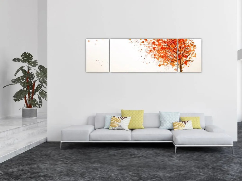 Obraz - Drzewo na wietrze (170x50 cm)