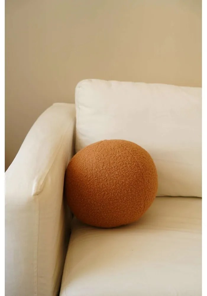 Poduszka dekoracyjna z materiału bouclé ø 20 cm Top – Mioli Decor