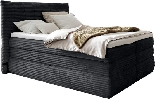 Łóżko Kontynentalne AMBER 140 Box spring 2 x pojemnik WERSAL