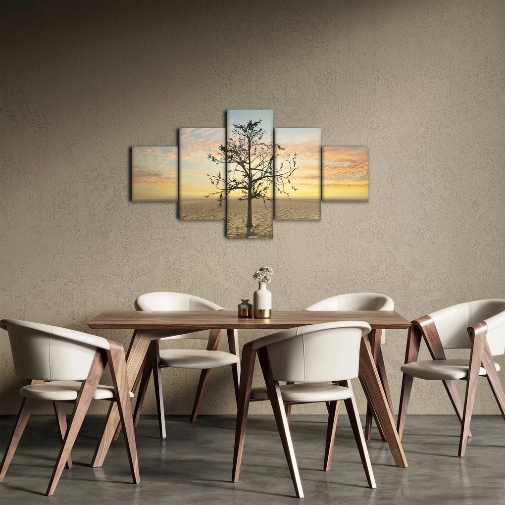 Obraz - Drzewo na pustyni (125x70 cm)